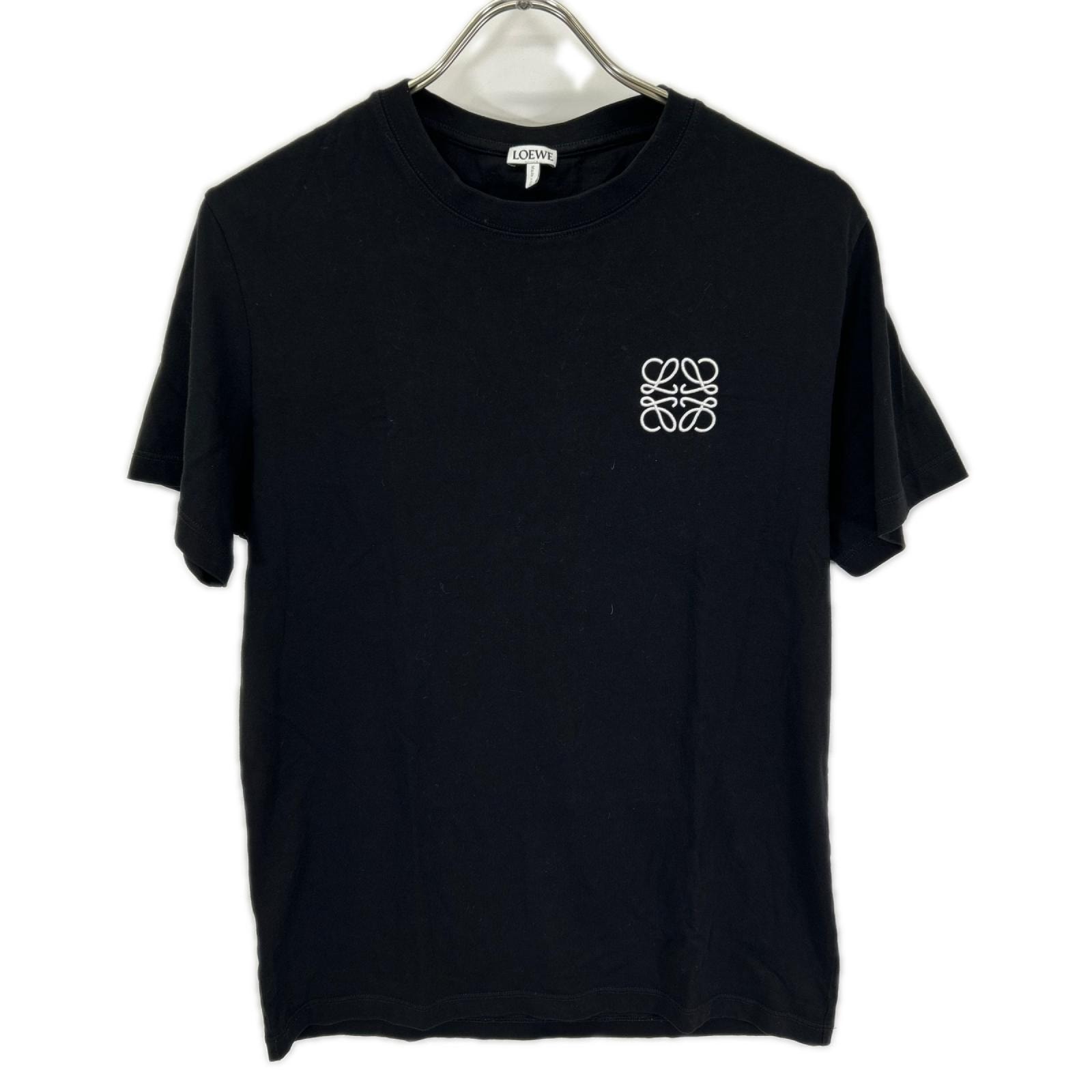 ロエベ 1727170 H526Y22X75 ブラック レギュラーフィット Tシャツ XS
