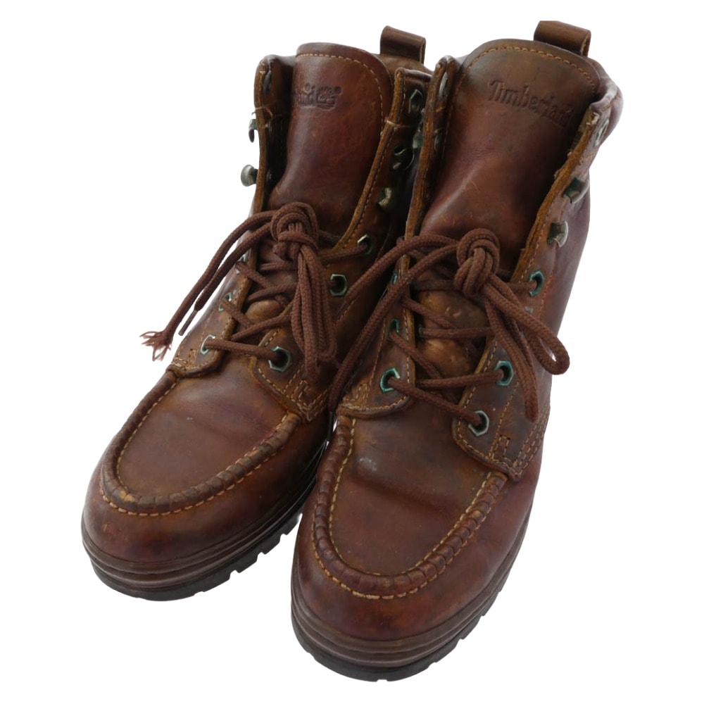 Timberland ティンバーランド ブーツ レザー ワーク ブーツ ブラウン系 7.5【中古】