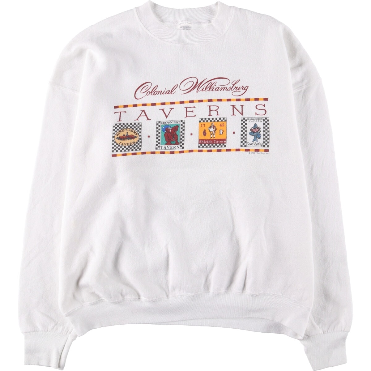 古着 90年代 フルーツオブザルーム FRUIT OF THE LOOM プリントスウェットシャツ トレーナー メンズXL相当 ヴィンテージ/eaa582206