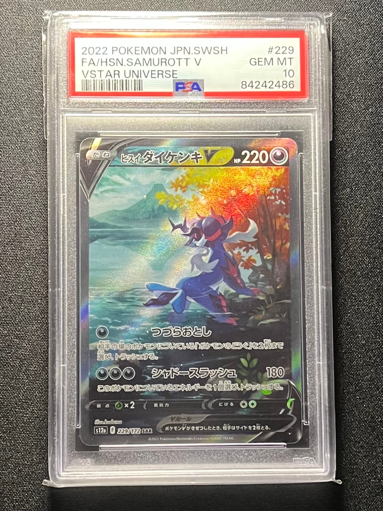 ヒスイダイケンキV SAR[s12a 229/172](ハイクラスパック「VSTARユニバース」)