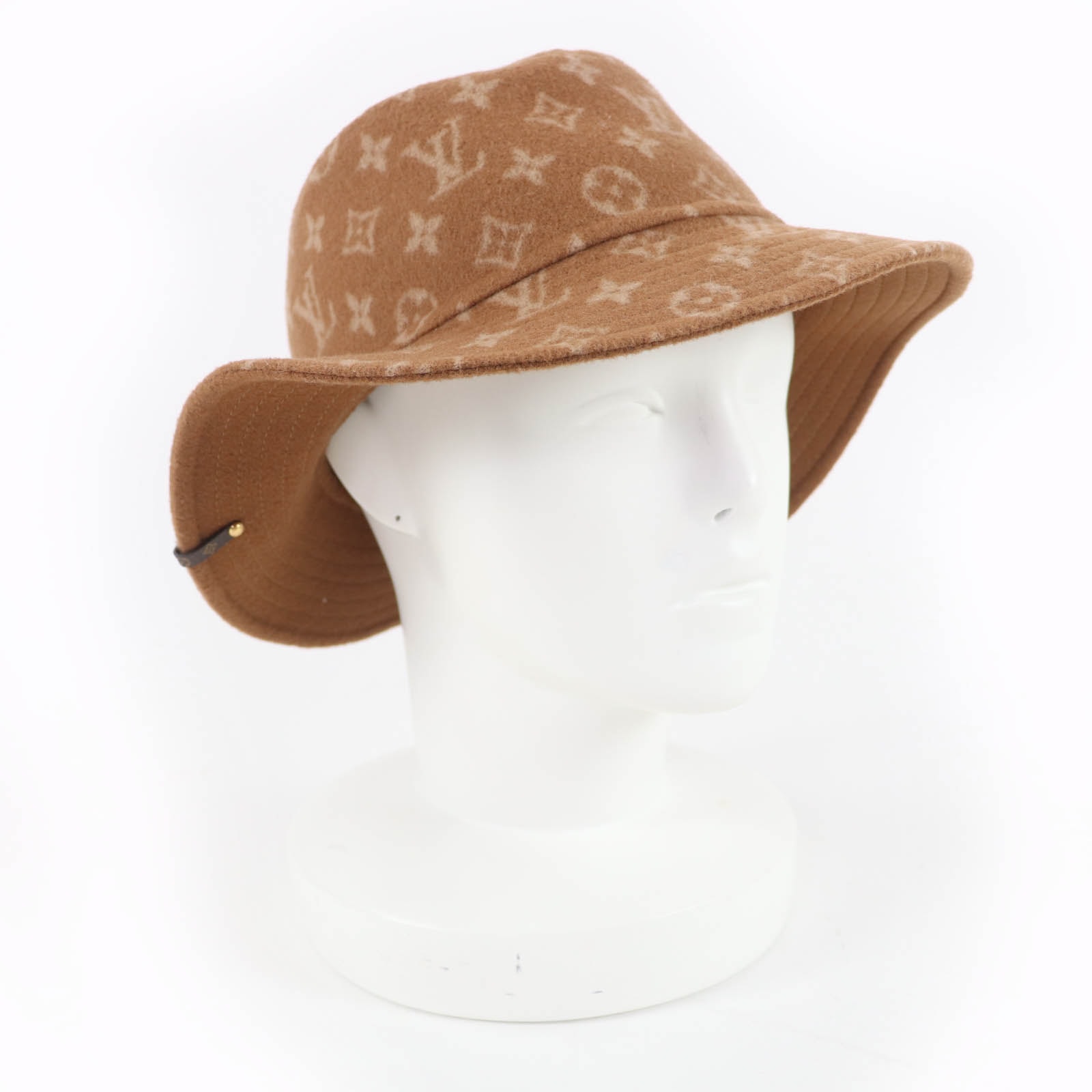 極美品 ルイヴィトン ハット キャリーオン ブラウン M M77295