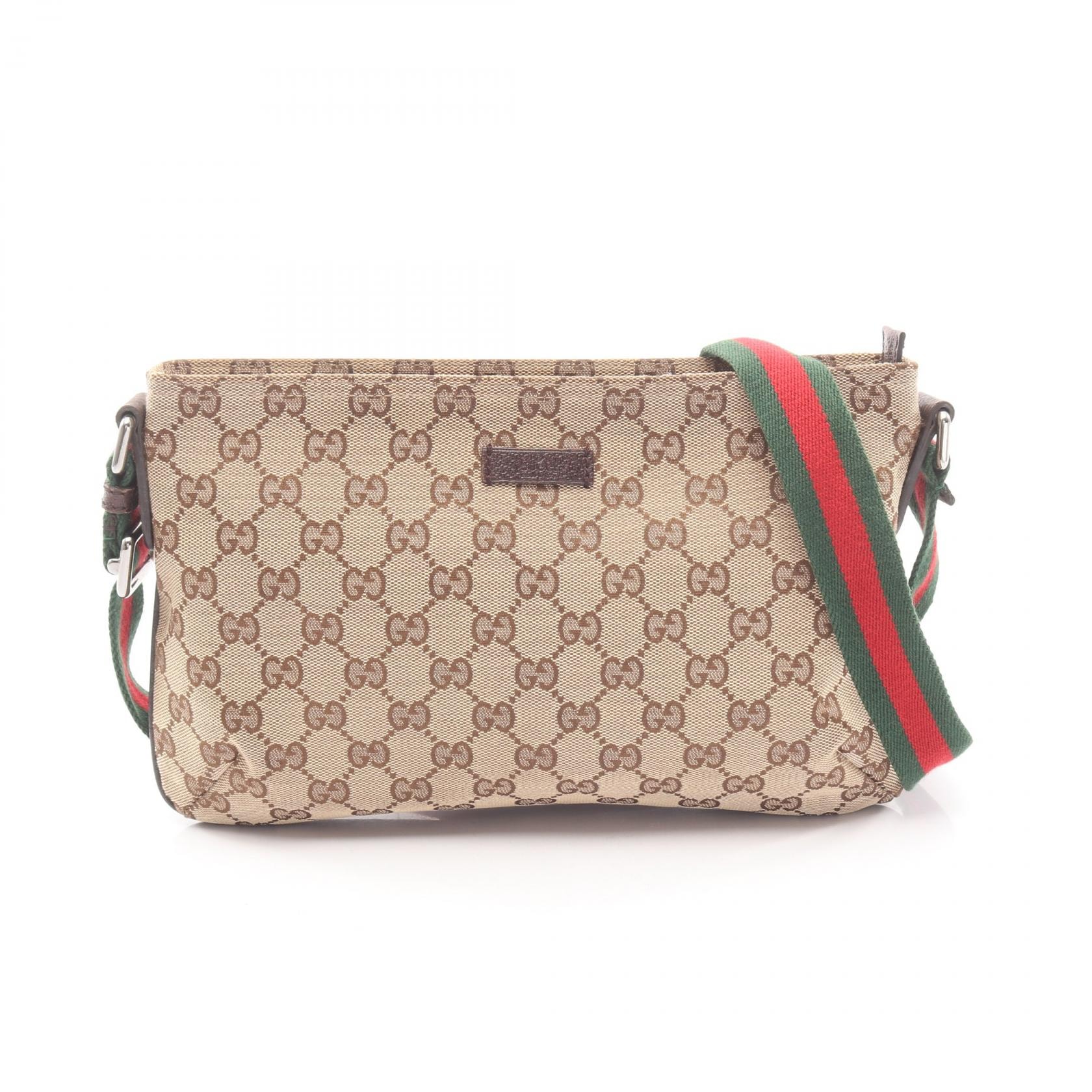 D (傷や汚れあり)】グッチ GUCCI シェリーライン GGキャンバス