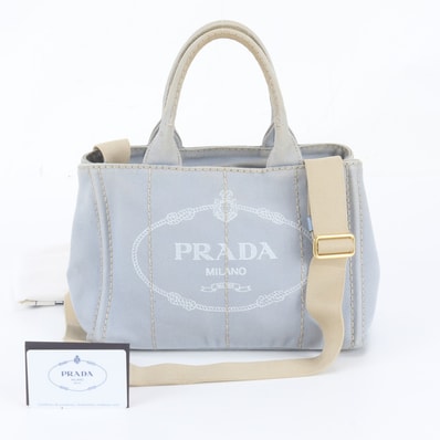 ■美品 プラダカナパ トライアングルロゴ 1BG439 ショルダーバッグ