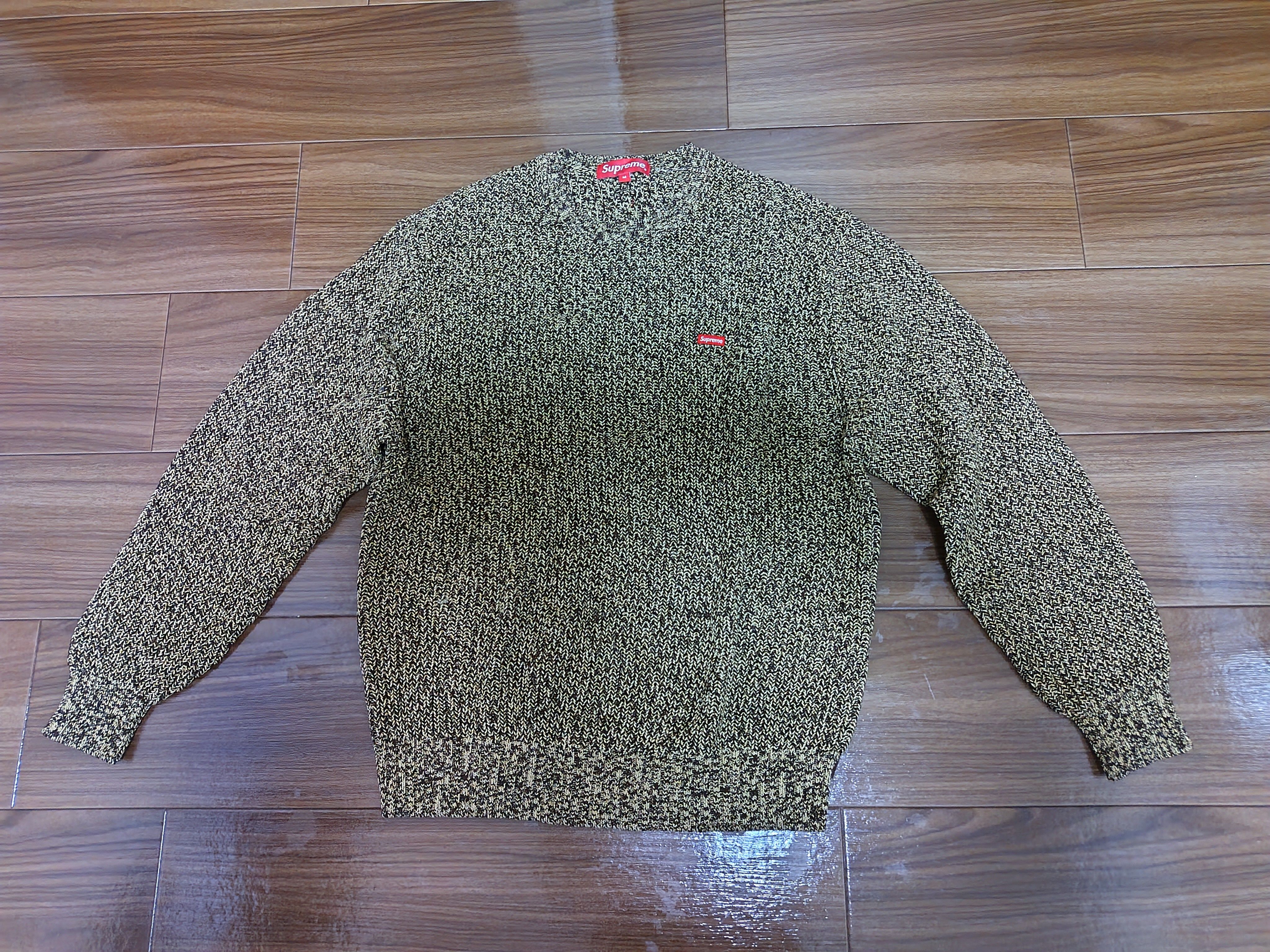 Supreme Melange Rib Knit Sweater "Brown"