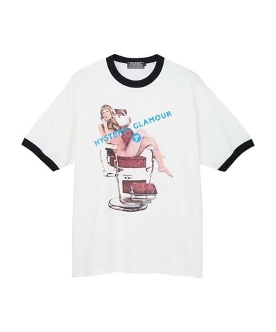 HYSTERIC GLAMOUR HYSTERICHAIR CUT Tシャツ