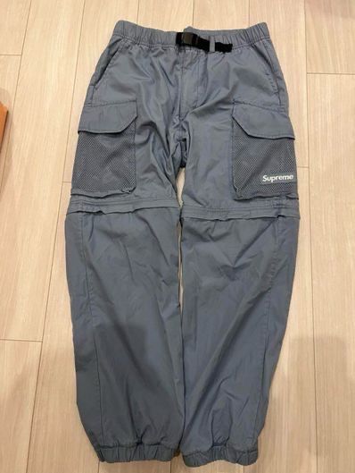 Supreme Mesh Pocket Belted Cargo Pant "Slate"
