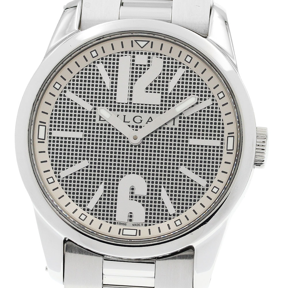 ☆美品 ★保 ブルガリ ソロテンポ  ST37S クォーツ メンズ 【中古】