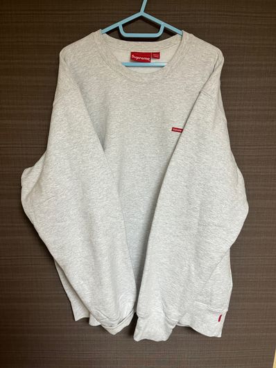 Supreme Small Box Crewneck "Ash Grey" (21FW)