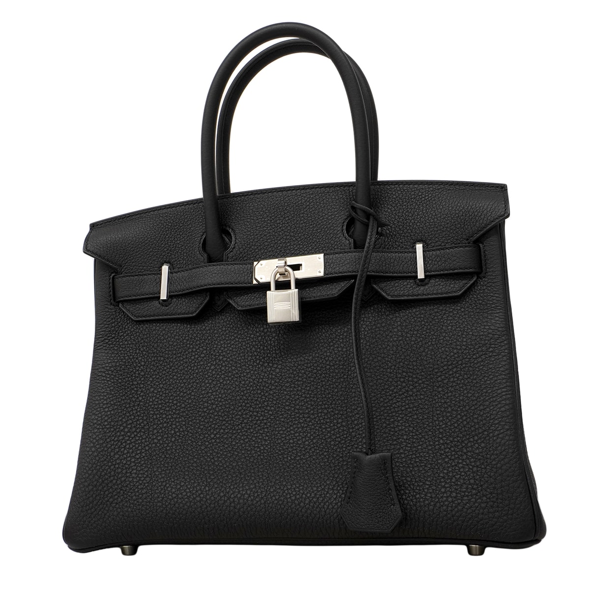 ★最終価格★SALE【6fa1551-g】エルメス ハンドバッグ バーキン30 トゴ ブラック シルバー金具 K刻印【中古】レディース