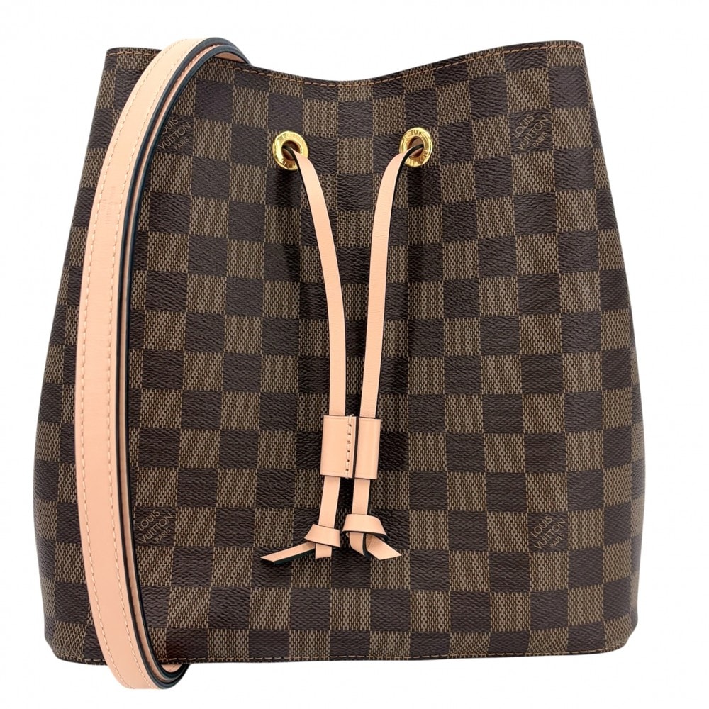 LOUIS VUITTON ルイヴィトン ショルダーバッグ モノグラム ネオノエ 肩掛け 斜め掛け ブラウン 茶 ピンク N40198 ヴィーナス ゴールド金具 レディース 美品【中古品】
