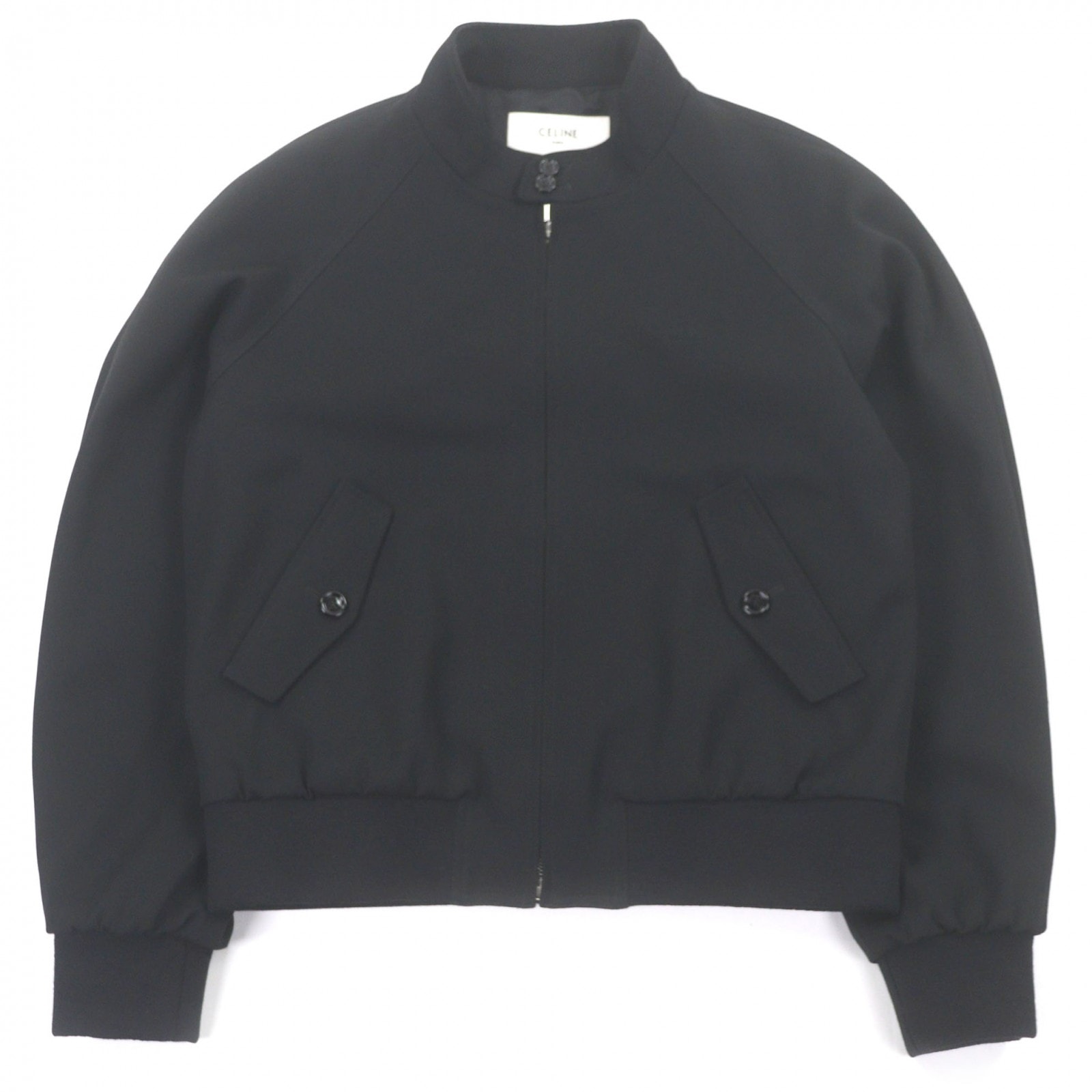 極美品 セリーヌ ブルゾン ブラック メンズ 46 2W957959C