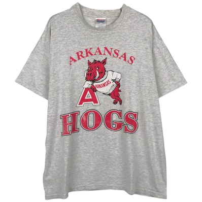 古着 90年代 ヘインズ Hanes HEAVYWEIGHT 3連プリント カレッジTシャツ メンズL相当 ヴィンテージ/eaa655796