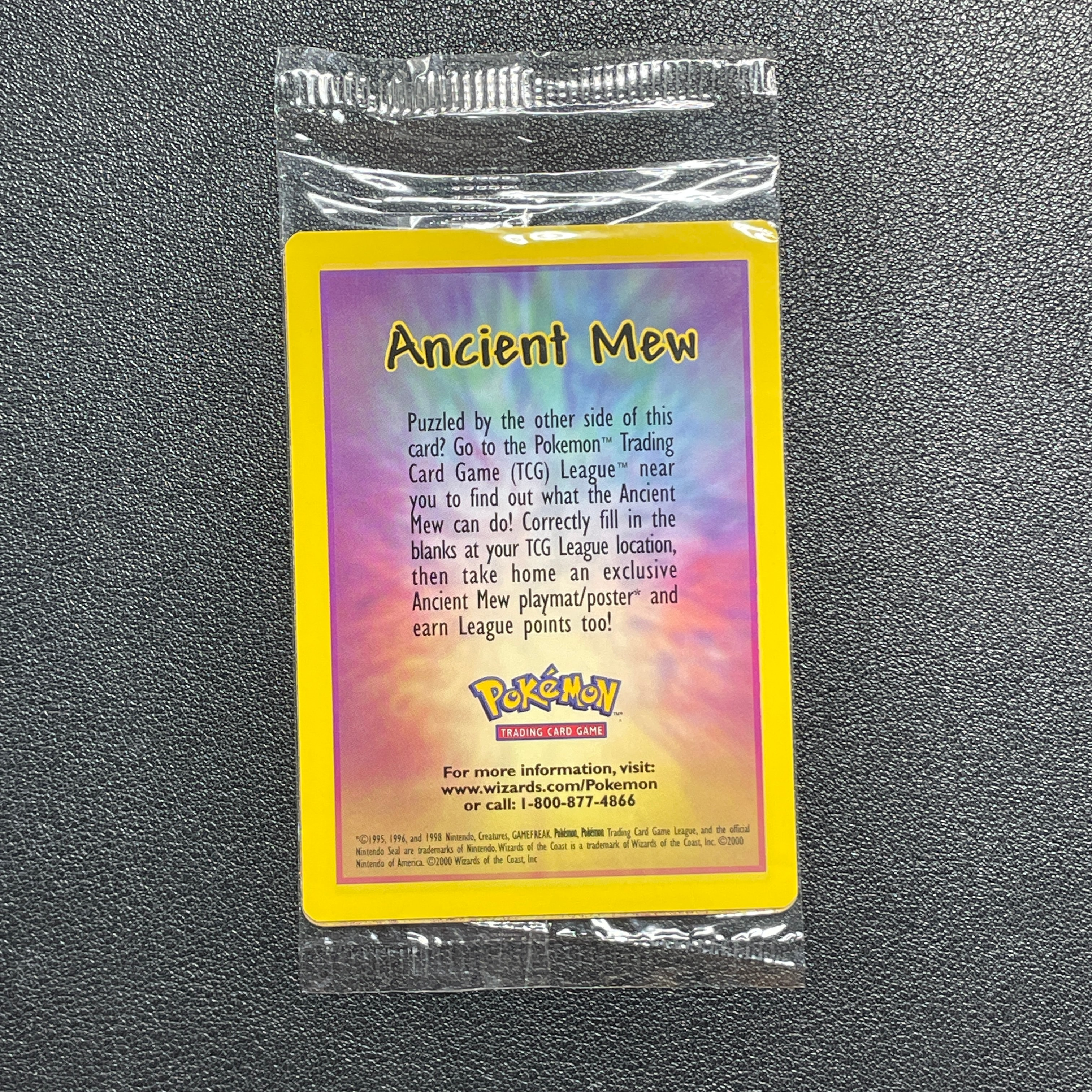 古代ミュウ Wizards表記 : 旧裏/プロモ[PMCG-P](プロモーションカード「映画 幻のポケモン ルギア爆誕」北米版)