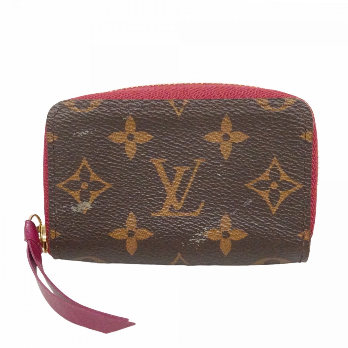 ★SALE【6cd5462】ルイヴィトン コインケース モノグラム ミュルティカルト M61299 フューシャ【中古】レディース