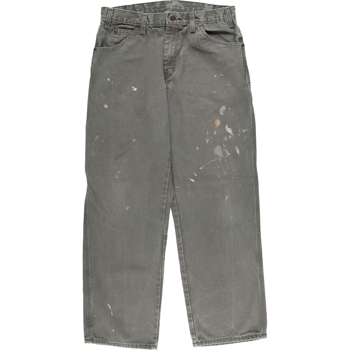 古着 ディッキーズ Dickies Relaxed Fit ペイント ダックペインターパンツ メンズw32相当/eaa580006