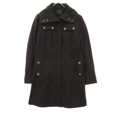 ZARA BASIC ザラベーシック 長袖 ウールコート M ブラウン