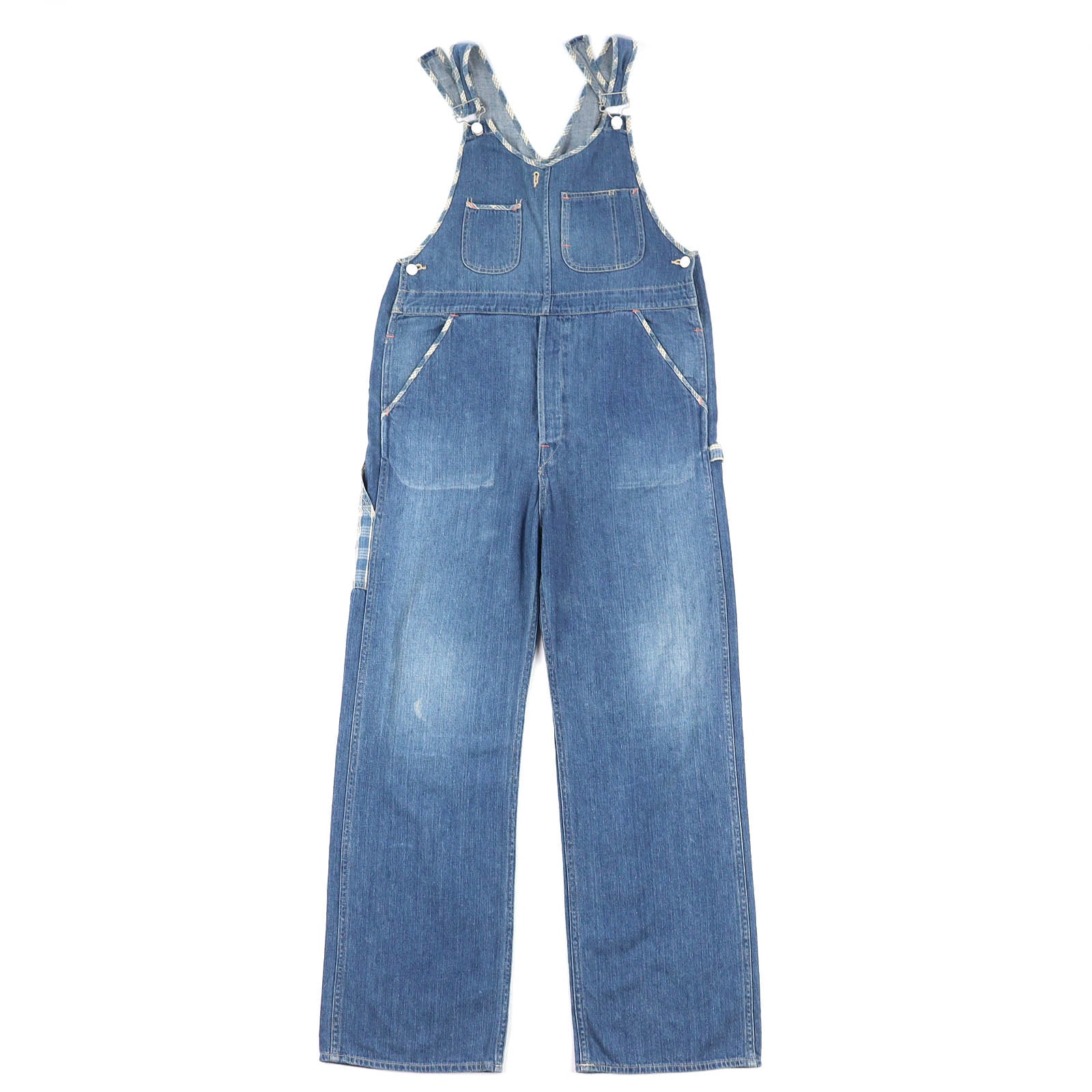 良品 ポータークラシック デニム オーバーオール サロペット インディゴ S