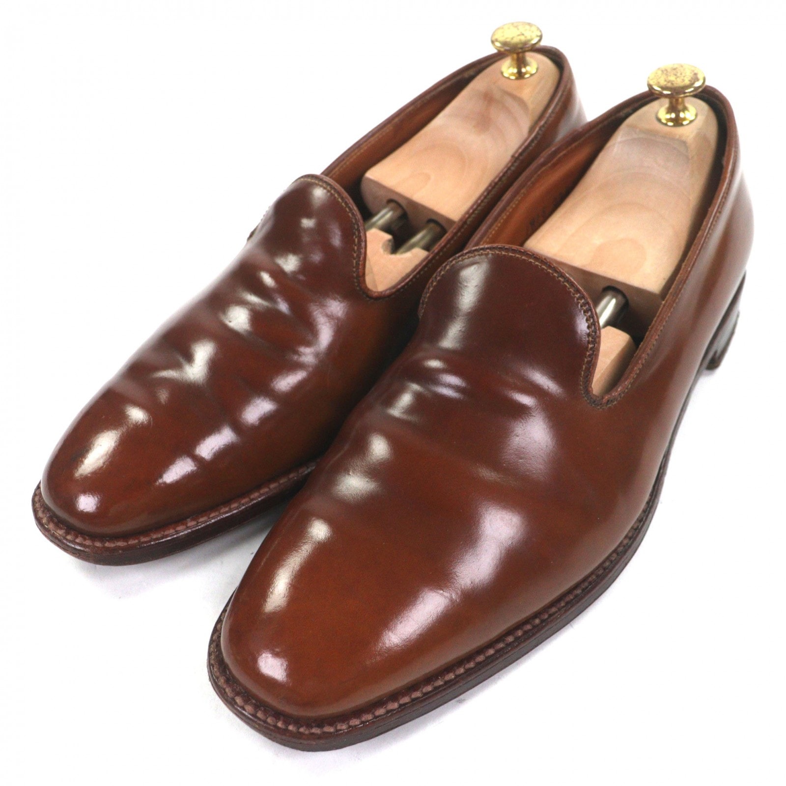 良品 オールデン ローファー ウイスキー メンズ 9.5 D1106