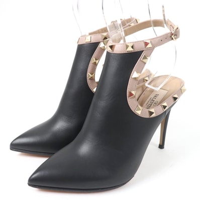 美品 ヴァレンティノガラヴァーニ
ブーティ ブラック レディース 35