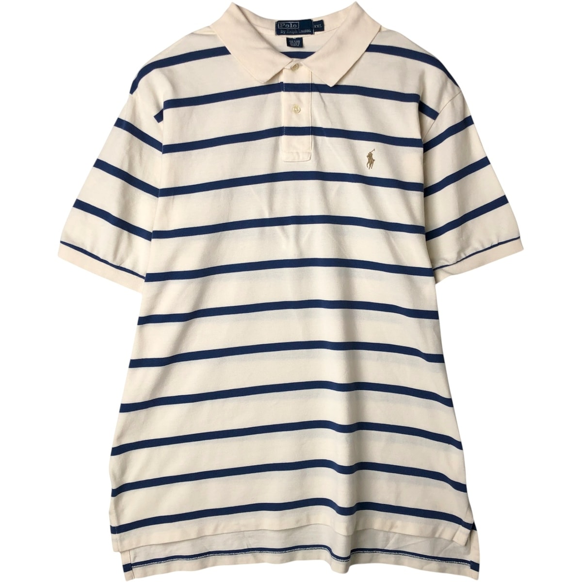 古着 ラルフローレン Ralph Lauren POLO by Ralph Lauren 半袖 ボーダー ポロシャツ メンズXXL相当/eaa578613