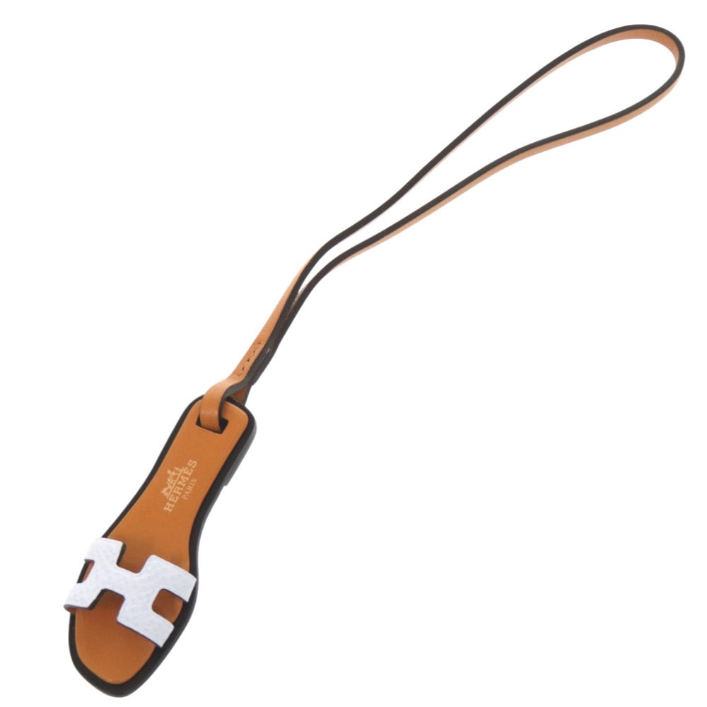 エルメス  オランナノ  バッグチャーム ヴォーエプソン ヴァッシ