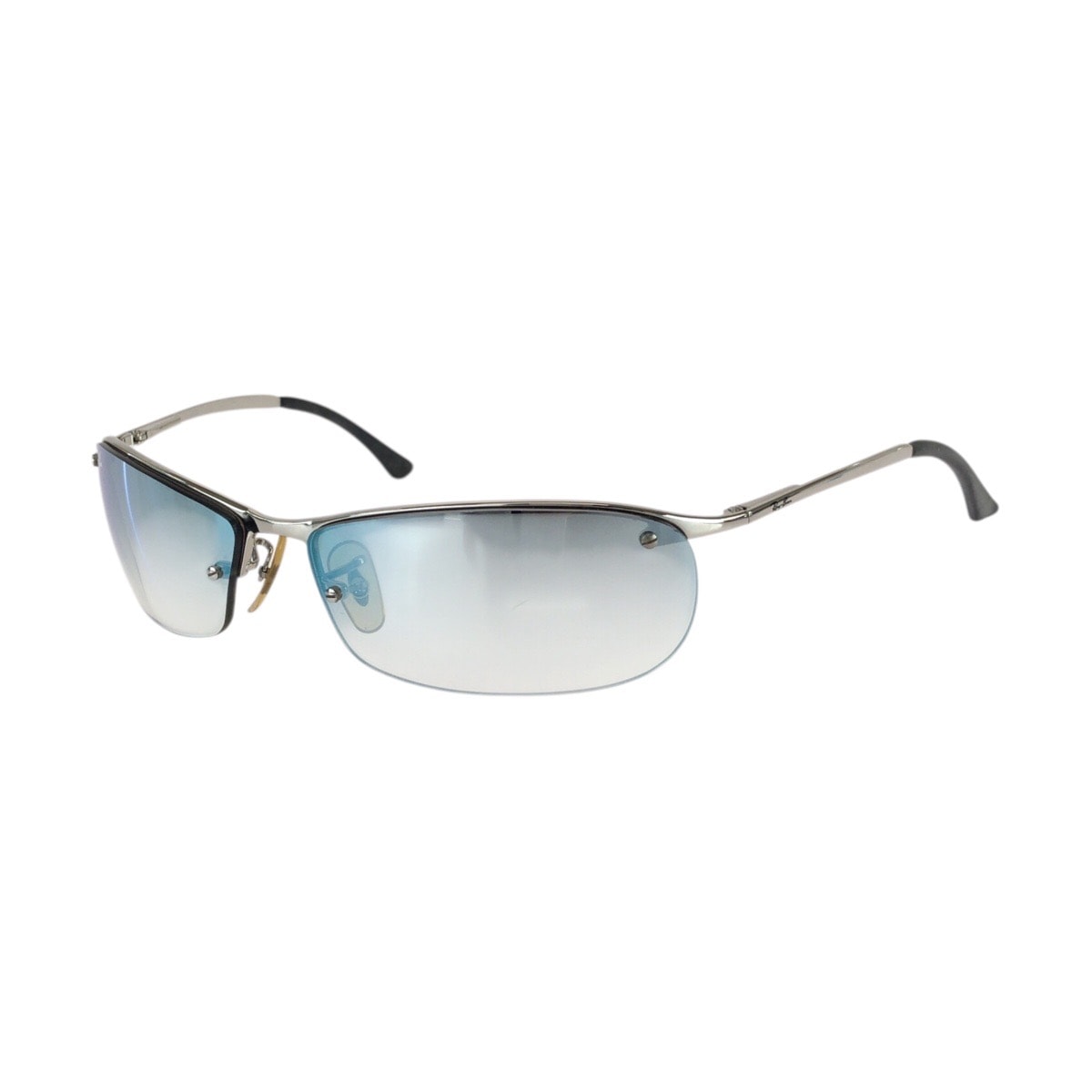 Ray-Ban レイバン シルバー メタル サングラス 男女兼用 スクエア 603453 【中古】