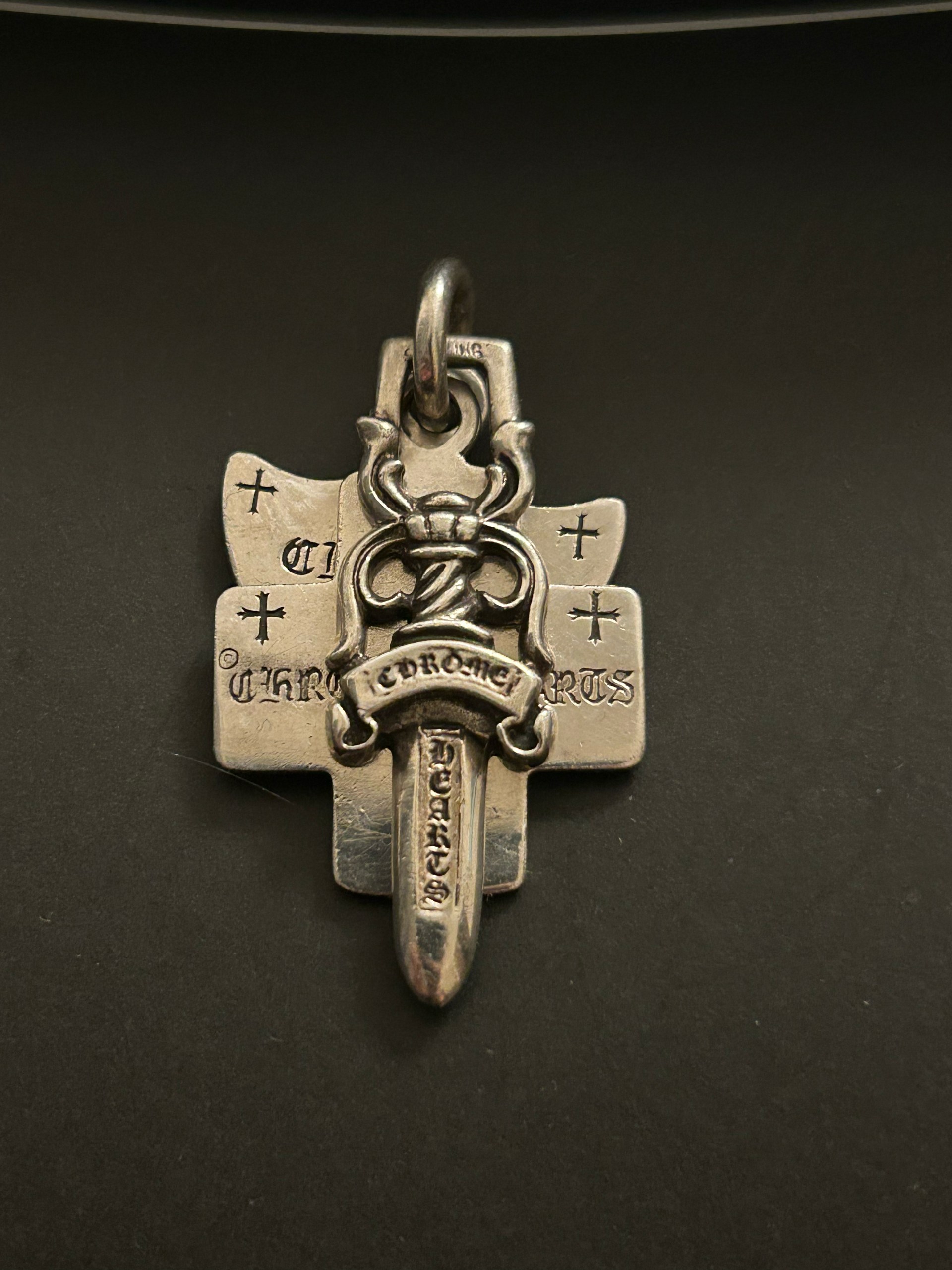 Chrome Hearts 3 Trinkets Pendant "Silver"