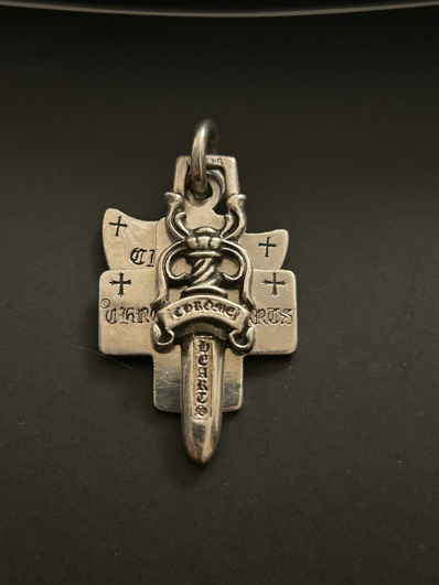 Chrome Hearts 3 Trinkets Pendant "Silver"