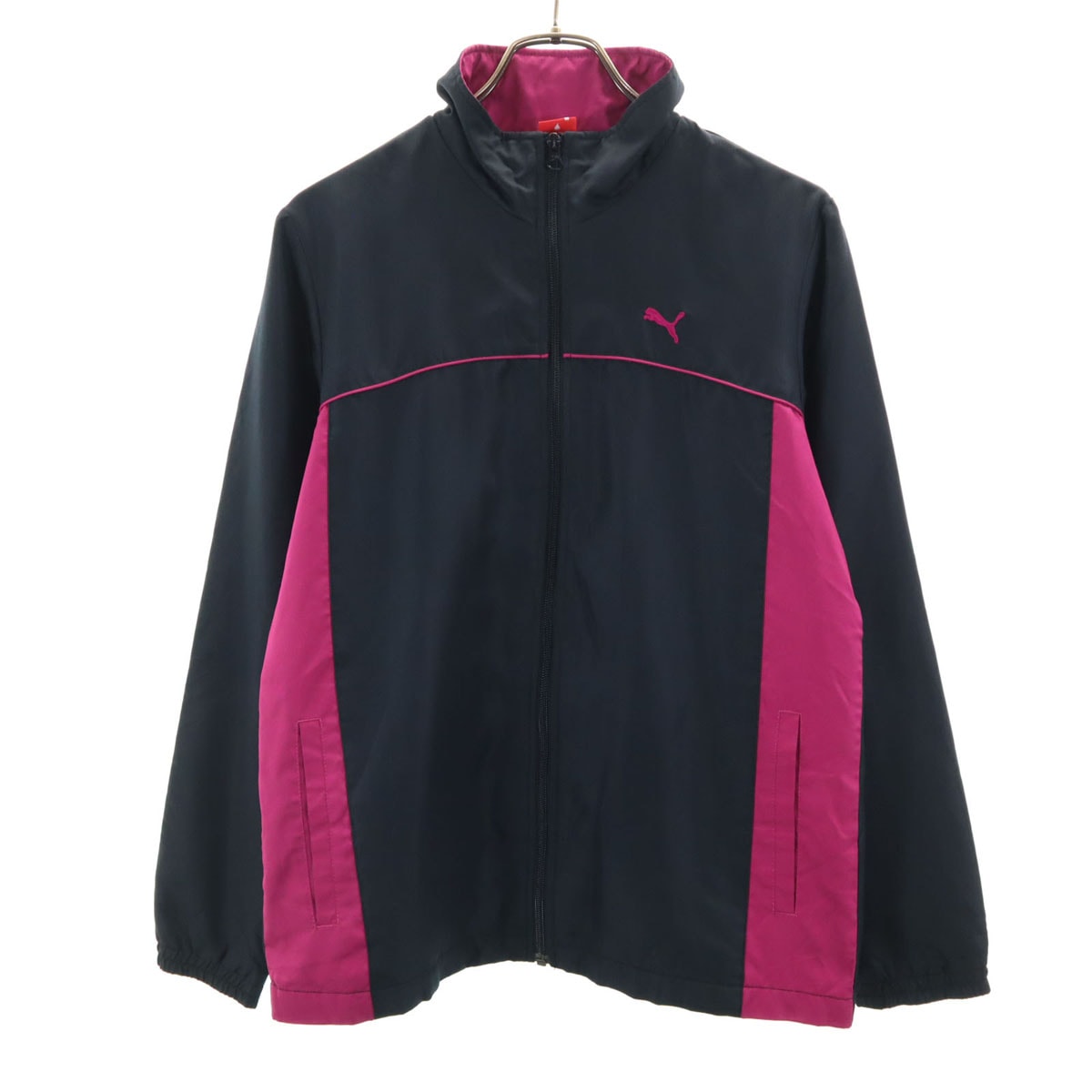 PUMA プーマ トラックジャケット M ブラック系 裏トリコット
