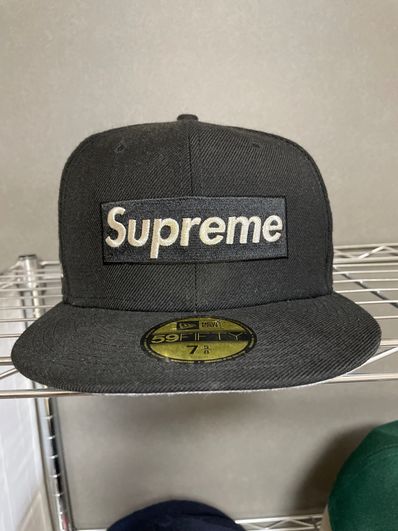 Supreme $1M Metallic Box Logo New Era® "Black"