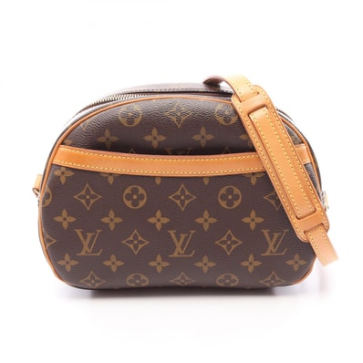 ルイ・ヴィトン LOUIS VUITTON ブロワ ショルダーバッグ バッグ PVCコーティングキャンバス レザー モノグラム レディース ブラウン系 M51221 【中古】