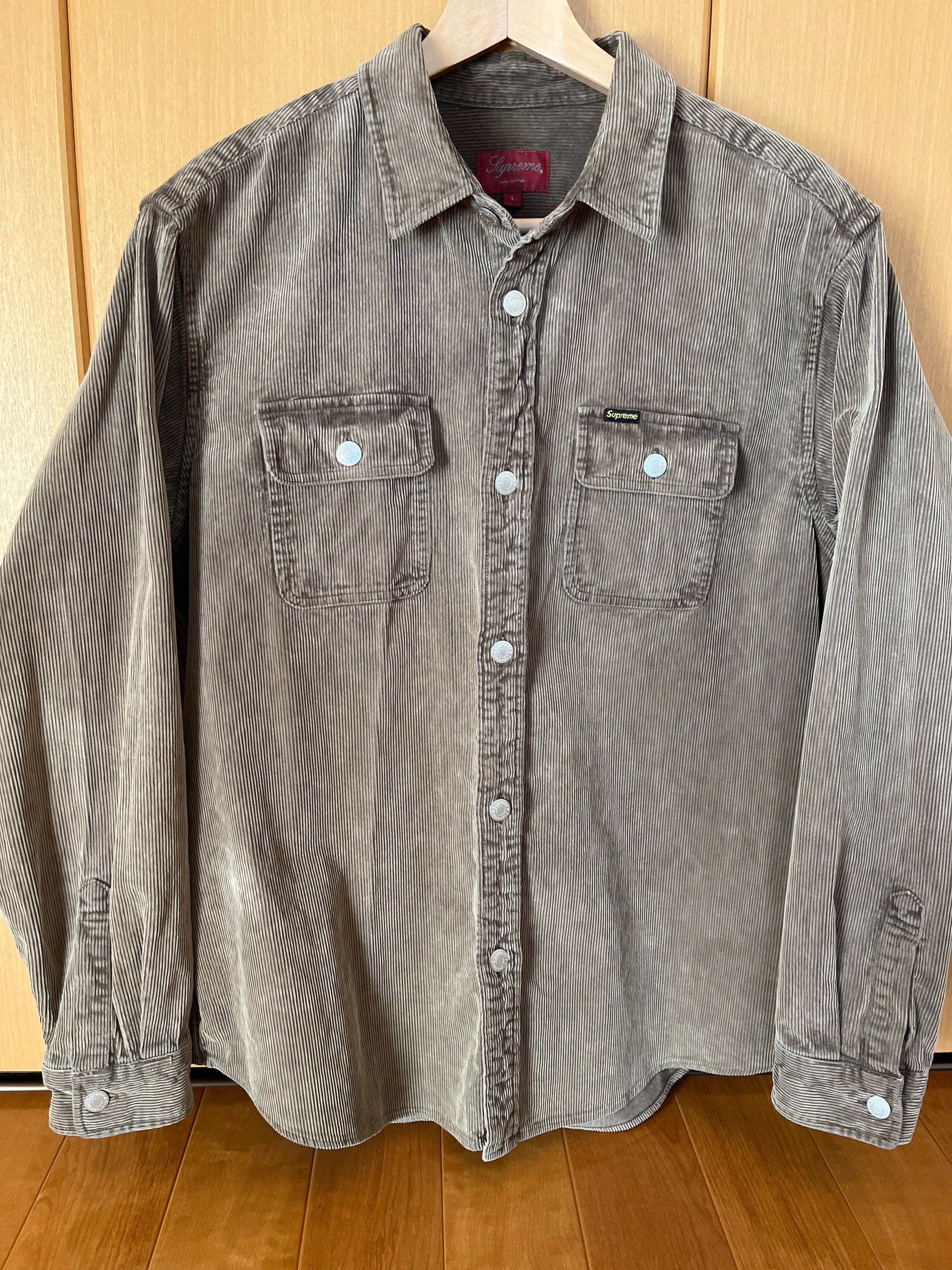 Supreme Washed Corduroy Shirt "Brown"