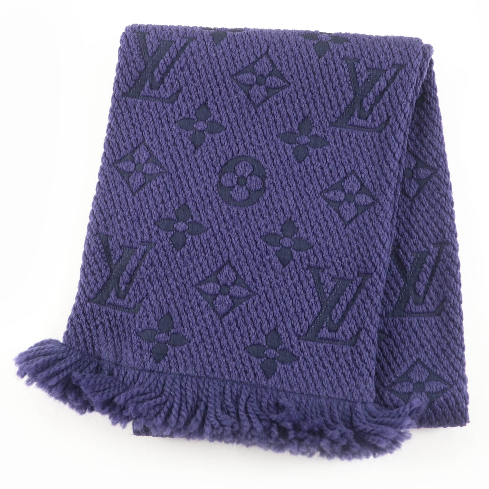 目立った傷や汚れなし】美品 ルイヴィトン マフラー エシャルプロゴ