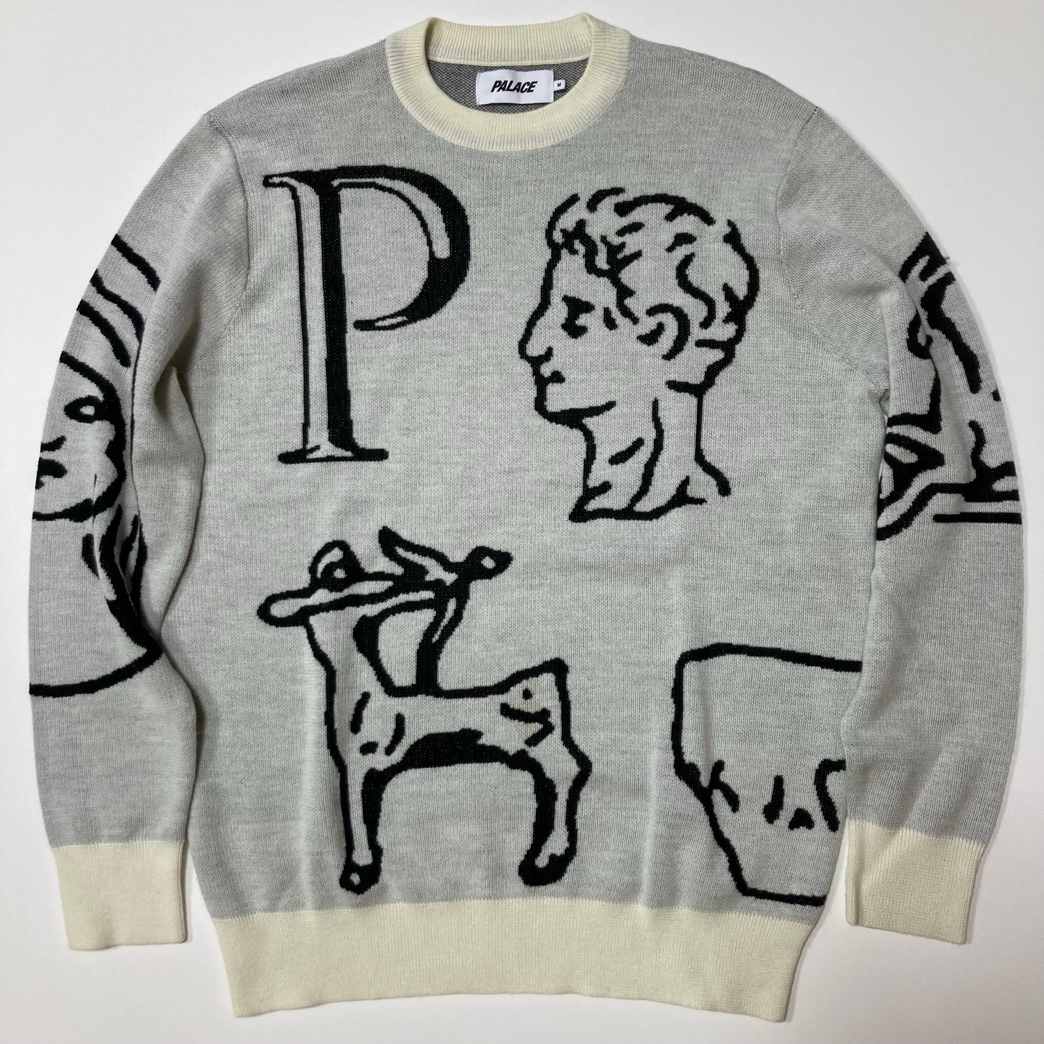 PALACE Archaeology Knit "White"