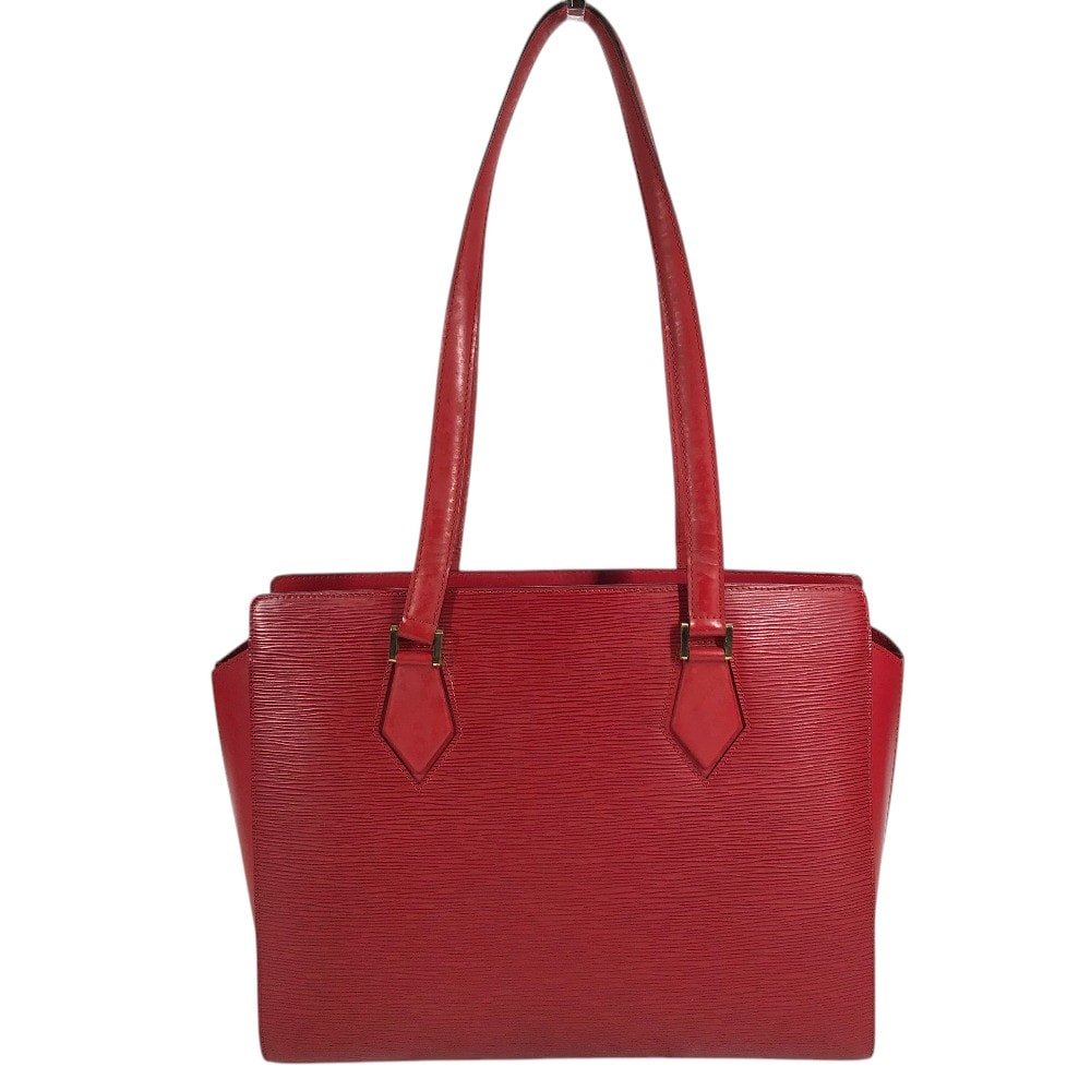 ルイヴィトン LOUIS VUITTON デュプレックス M52427 エピ トートバッグ カバン 肩掛け ハンドバッグ ショルダーバッグ エピレザー カスティリアンレッド レッド