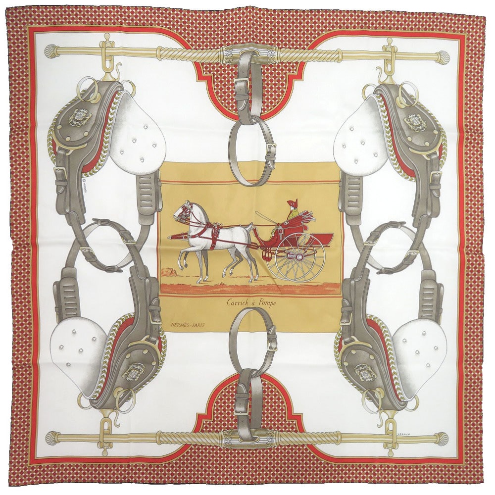 エルメス  カレ70 空飛ぶカレ Carrick a Pompe