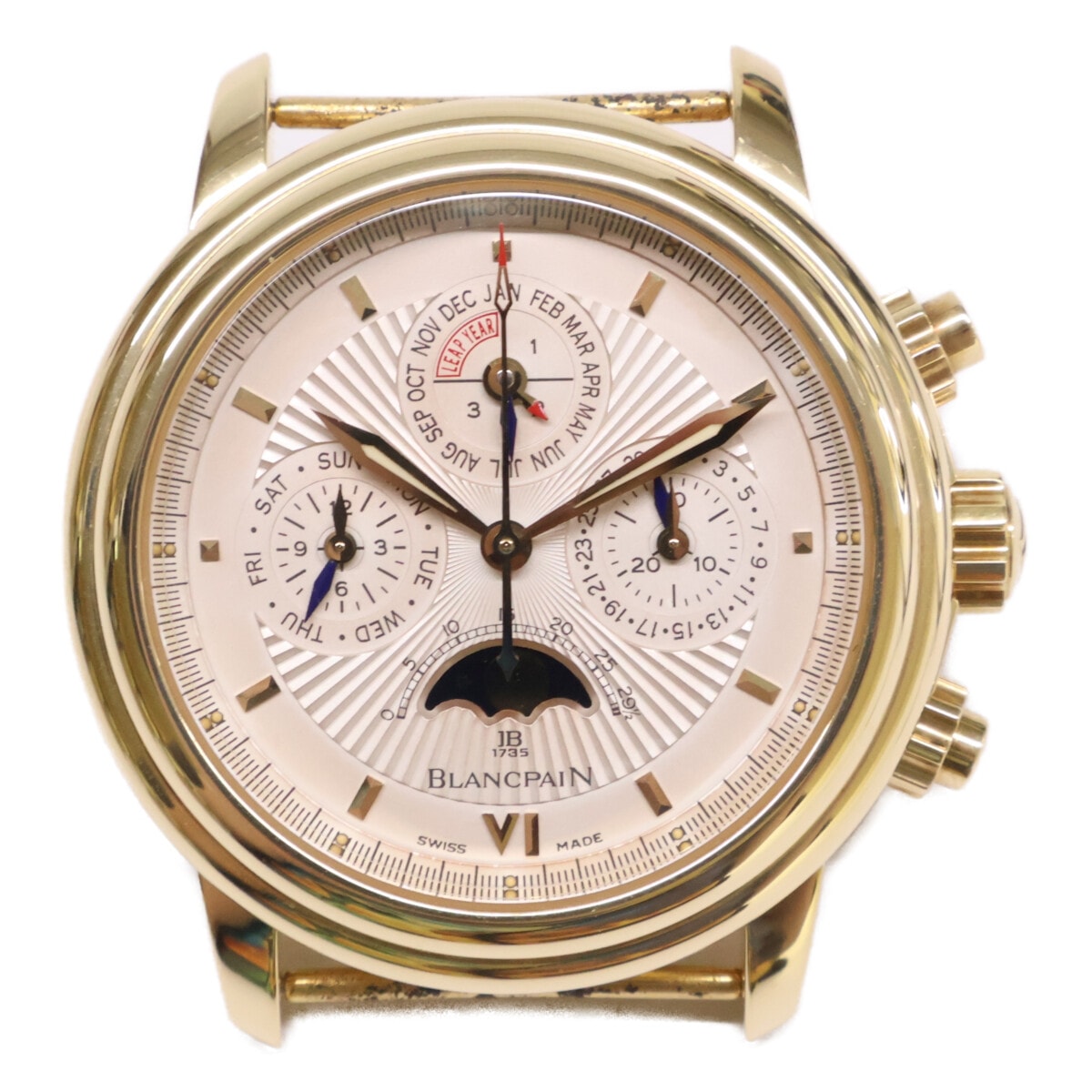 ブランパン 新品仕上げ済み 2585A-3342A-53A リミテッドエディション 18K レマン パーペチュアルカレンダー クロノグラフ ムーンフェイズ 自動巻き