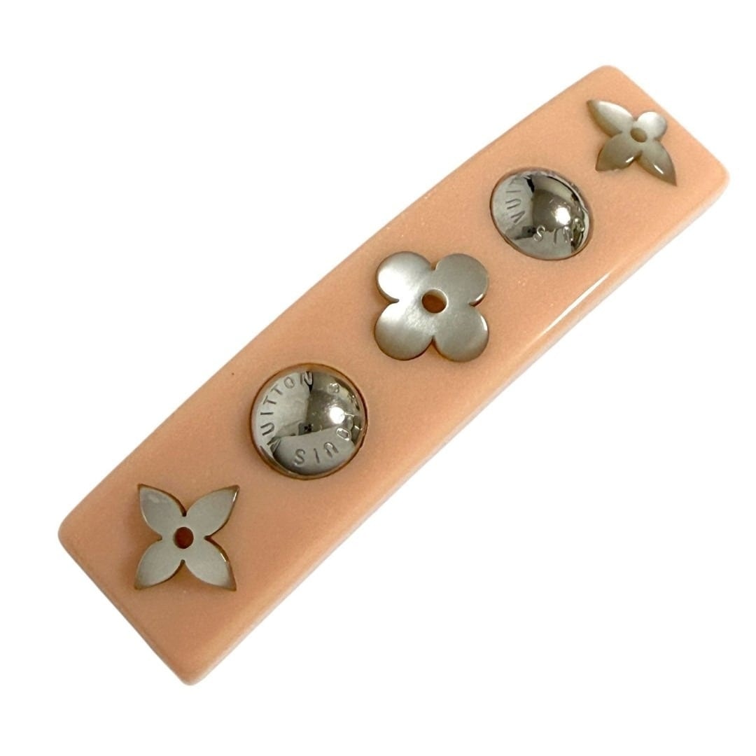 ルイヴィトン レディース バレッタ ヘアピン ヘアクリップ ピンク モノグラム