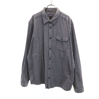 patagonia パタゴニア 長袖 シャツ XL グレー アウトドア STY54020