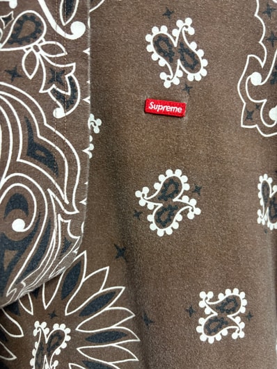 Supreme Small Box Tee "Bandana Brown"(21SS)