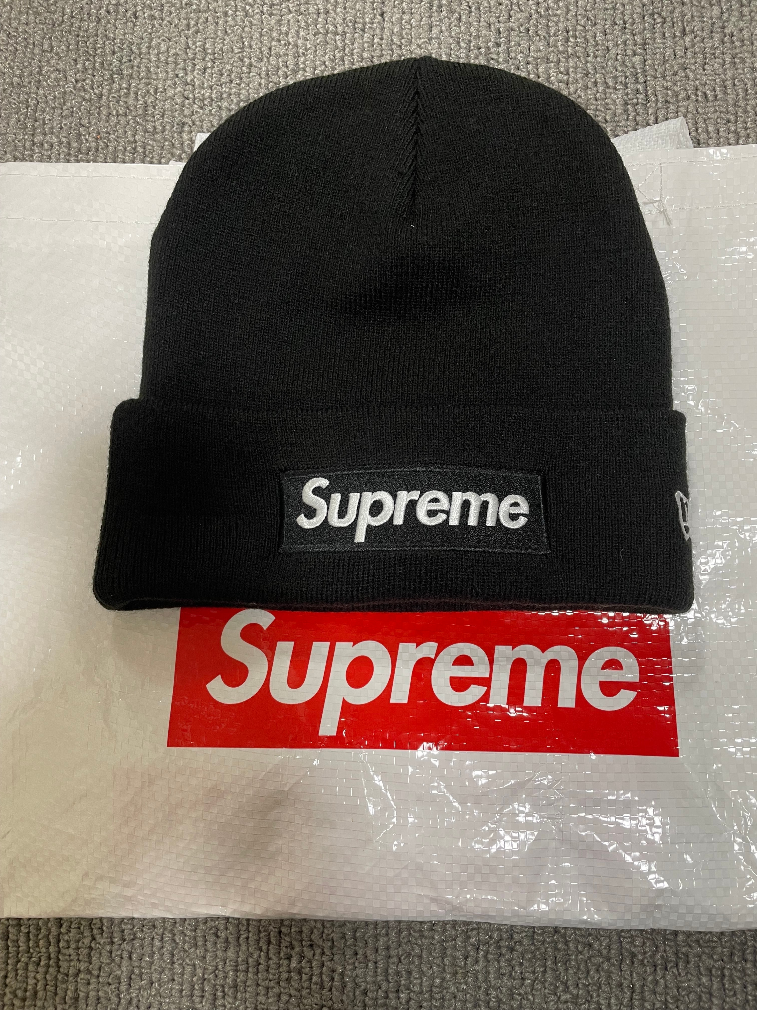 シュプリーム x ニューエラ ボックスロゴビーニー (25FW) "ブラック"