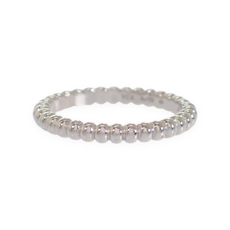 ヴァンクリーフ&アーペル Van Cleef & Arpels ペルレ ゴールドパール 6号 VCARPJME46 リング K18ホワイトゴールド #46 レディース【中古】【Aランク】