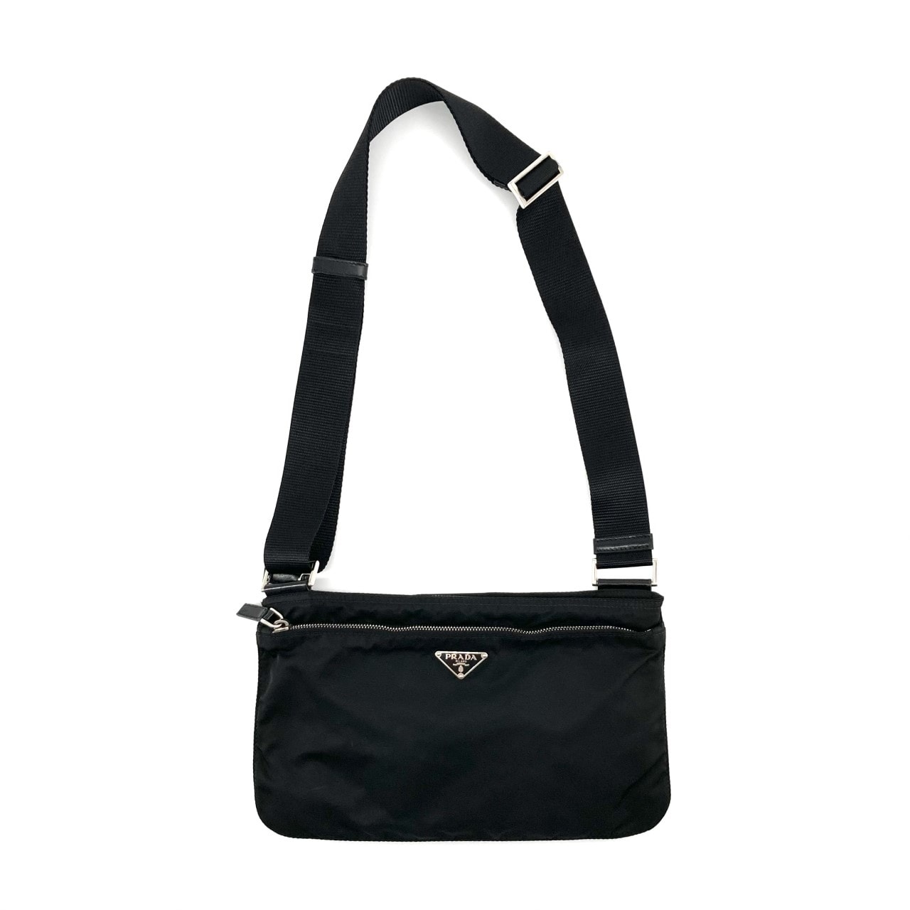 PRADA(プラダ) ナイロン レザー BT174Z ショルダーバッグ ブラック