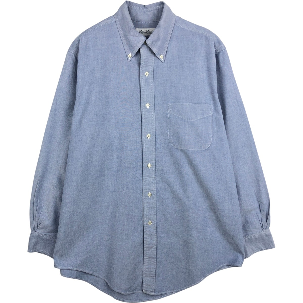 古着 ブルックスブラザーズ Brooks Brothers 長袖 ボタンダウンシャツ USA製 メンズM相当/eaa651975