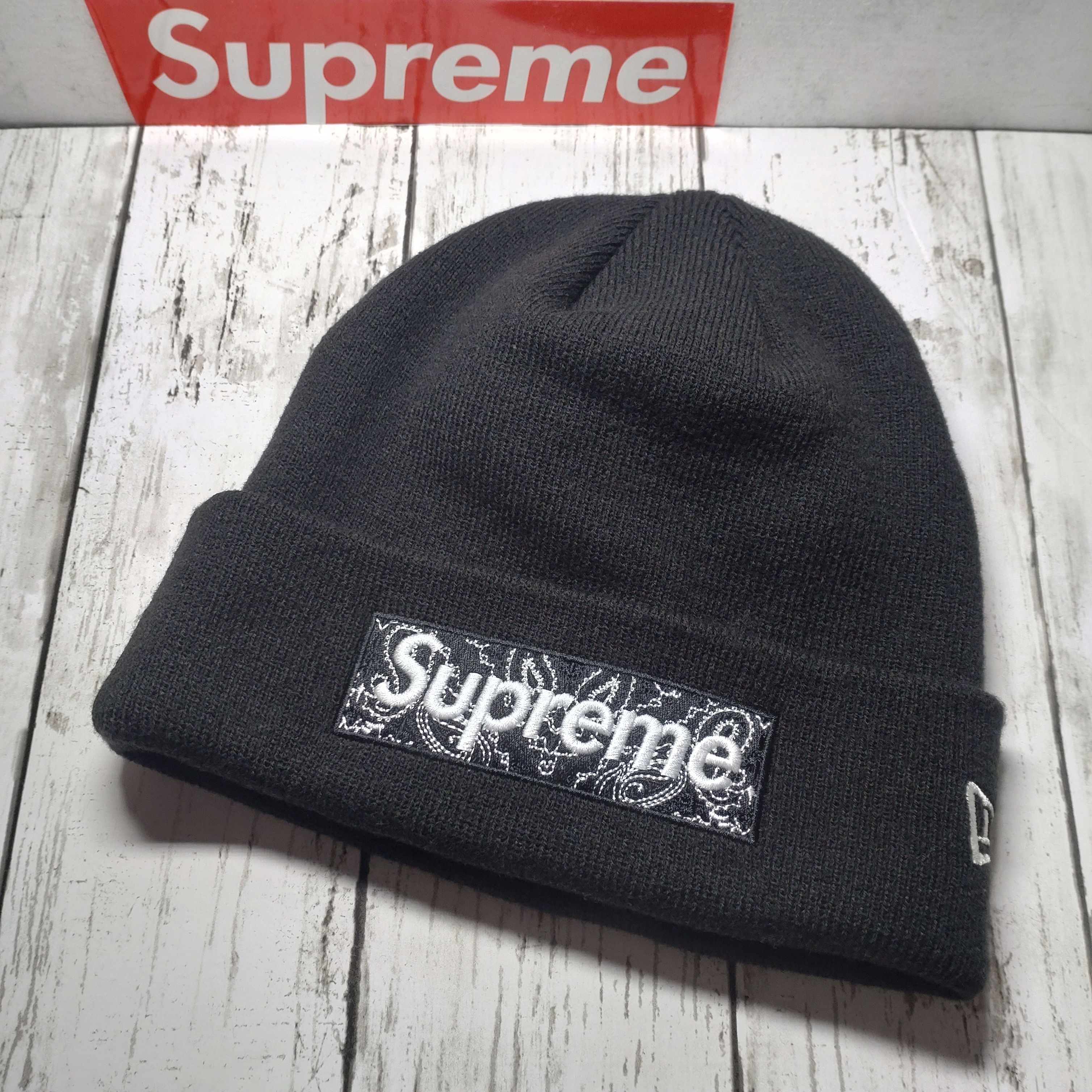 Supreme New Era® Box Logo Beanie "Black"