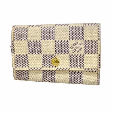 ★SALE【6cd5492】ルイヴィトン キーケース ダミエ・アズール ミュルティクレ6 N61745 ホワイト【中古】メンズ レディース ユニセックス