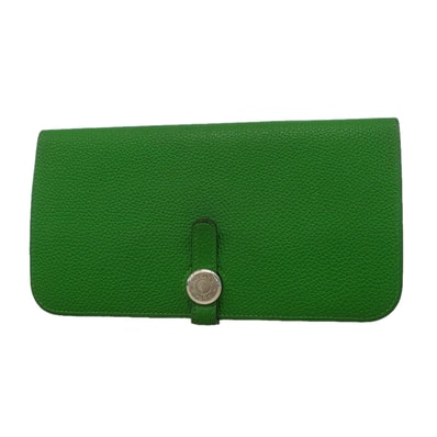 ★SALE【6he4676】エルメス 長財布 ドゴンロング トゴ バンブー シルバー金具 R刻印【中古】メンズ レディース ユニセックス