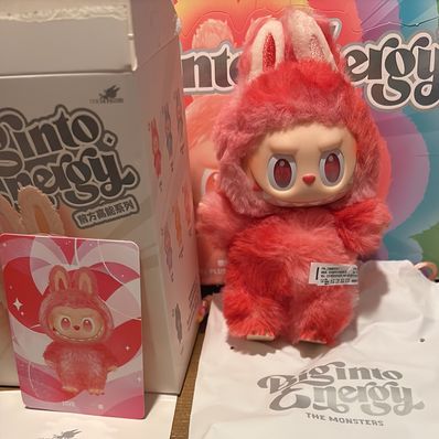 POP MART THE MONSTERS (LABUBU) Big into Energy Series Plush Pendant LOVE