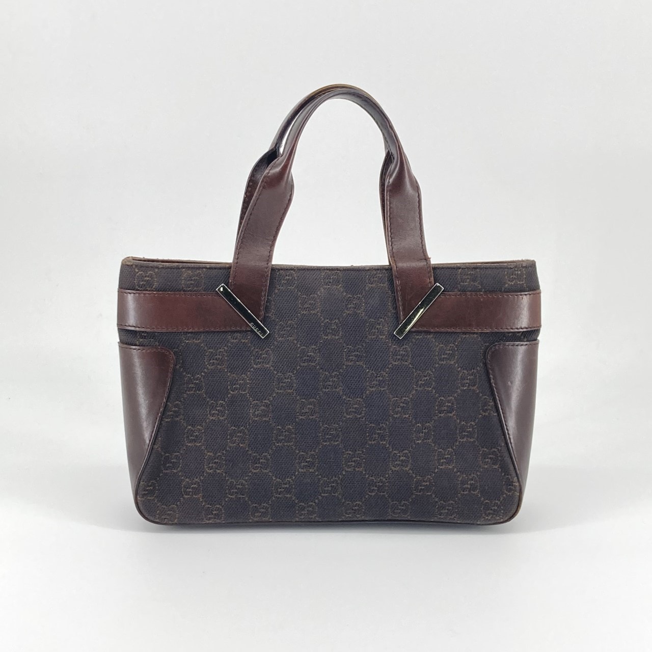 GUCCI(グッチ) GGキャンバス 73984 ハンドバッグ ブラウン