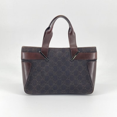 GUCCI(グッチ) GGキャンバス 73984 ハンドバッグ ブラウン